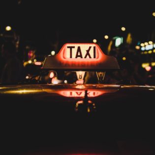 taxi sign